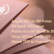 2022 OIV Awards: Registrations opened