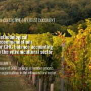 OIV expertise document cover in a vineyard
